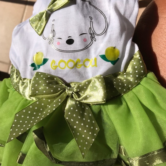 NWOT, GooGou, Size S, Lime Green, T-Back Dress - Picture 7 of 8